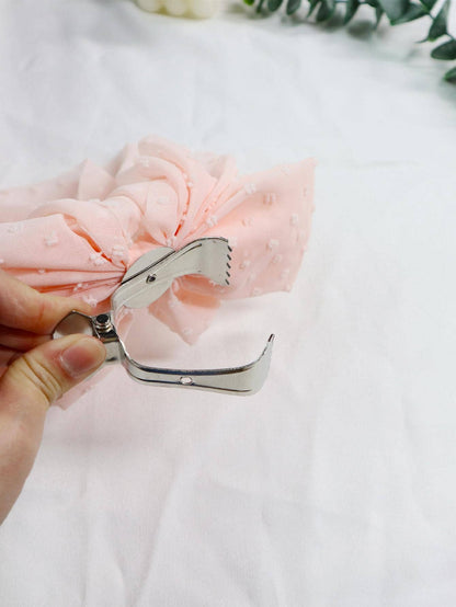 ربطة ستارة خلفي مزخرف بعقدة الفراشة قطعة واحدة