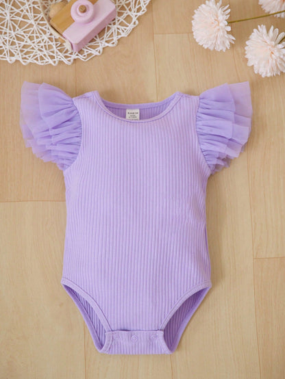 بوديسوت شبكة متباينة مقلم بكشكش محبوك مضلع للاطفال