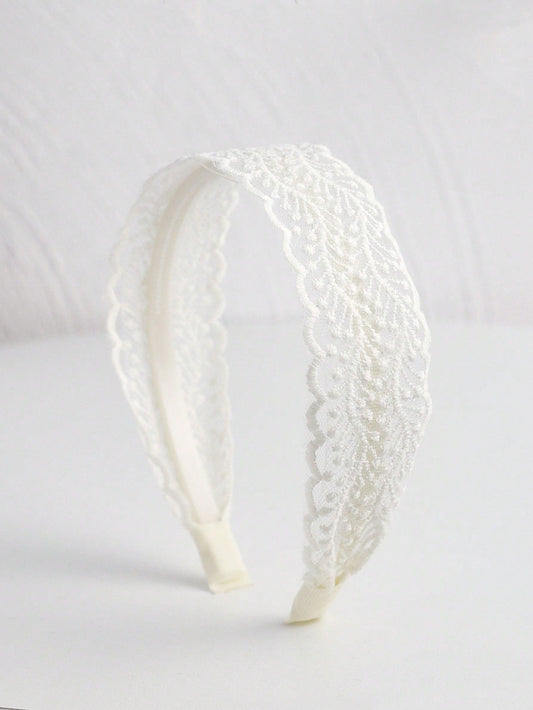 تاج رأس واسع مزخرف بالدانتيل بوهو