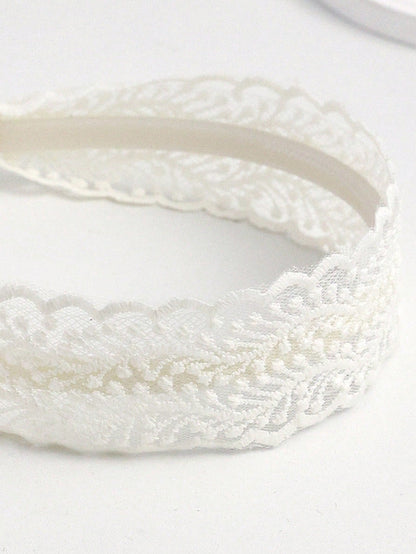 تاج رأس واسع مزخرف بالدانتيل بوهو