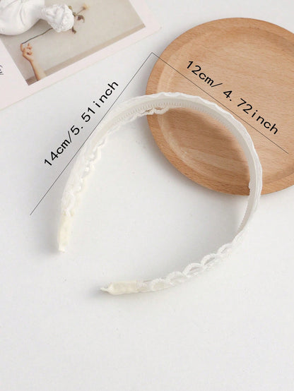 تاج رأس واسع مزخرف بالدانتيل بوهو