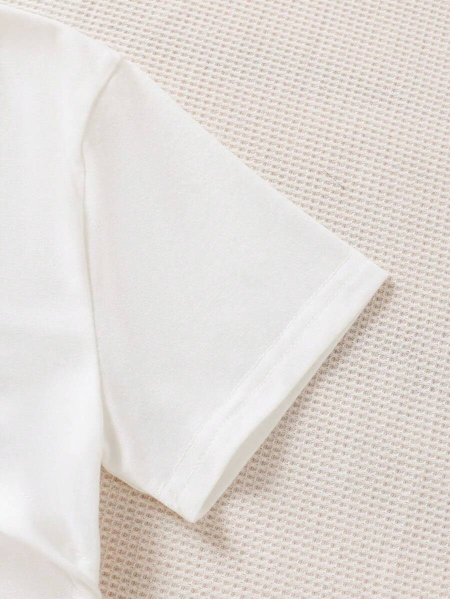 طقم فستان وتي شيرت مقصوص للفتيات المراهقات وفستان ضيق أزرق