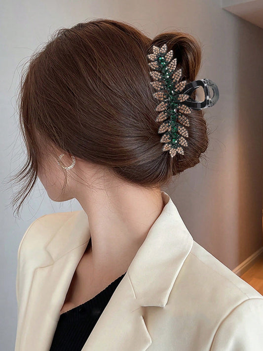 شعر نسائي فاخر كبير مزين بالراينستون للإطلالة البوهيمية