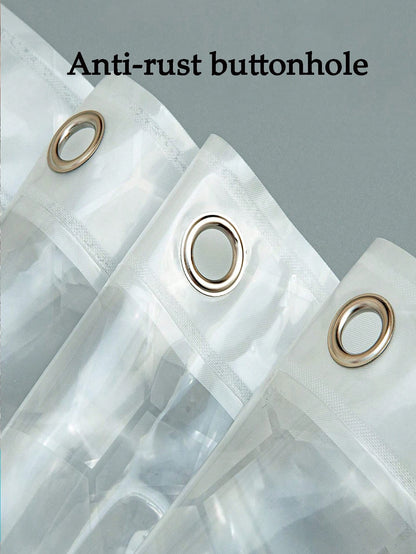 ستارة شفاف دش رشاقته عروة منفصل الى حمام قطعة واحدة