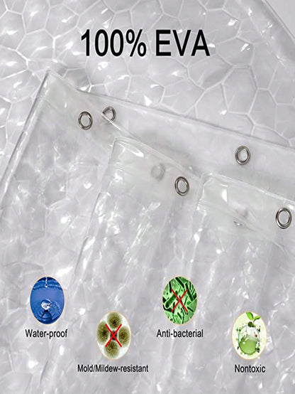 ستارة شفاف دش رشاقته عروة منفصل الى حمام قطعة واحدة