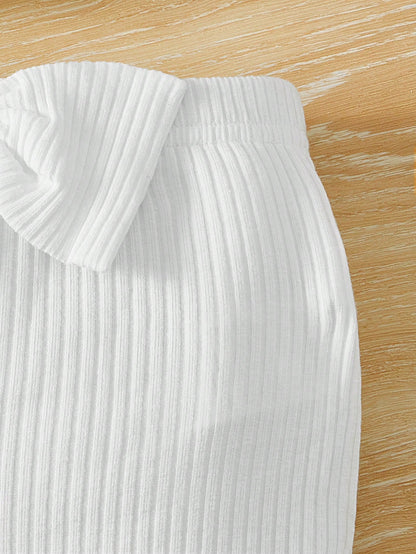 للاطفال متباين قلب شبكة اكمام منتفخة تي شيرت و عقدة الفراشة أمامية بنطلون قصير