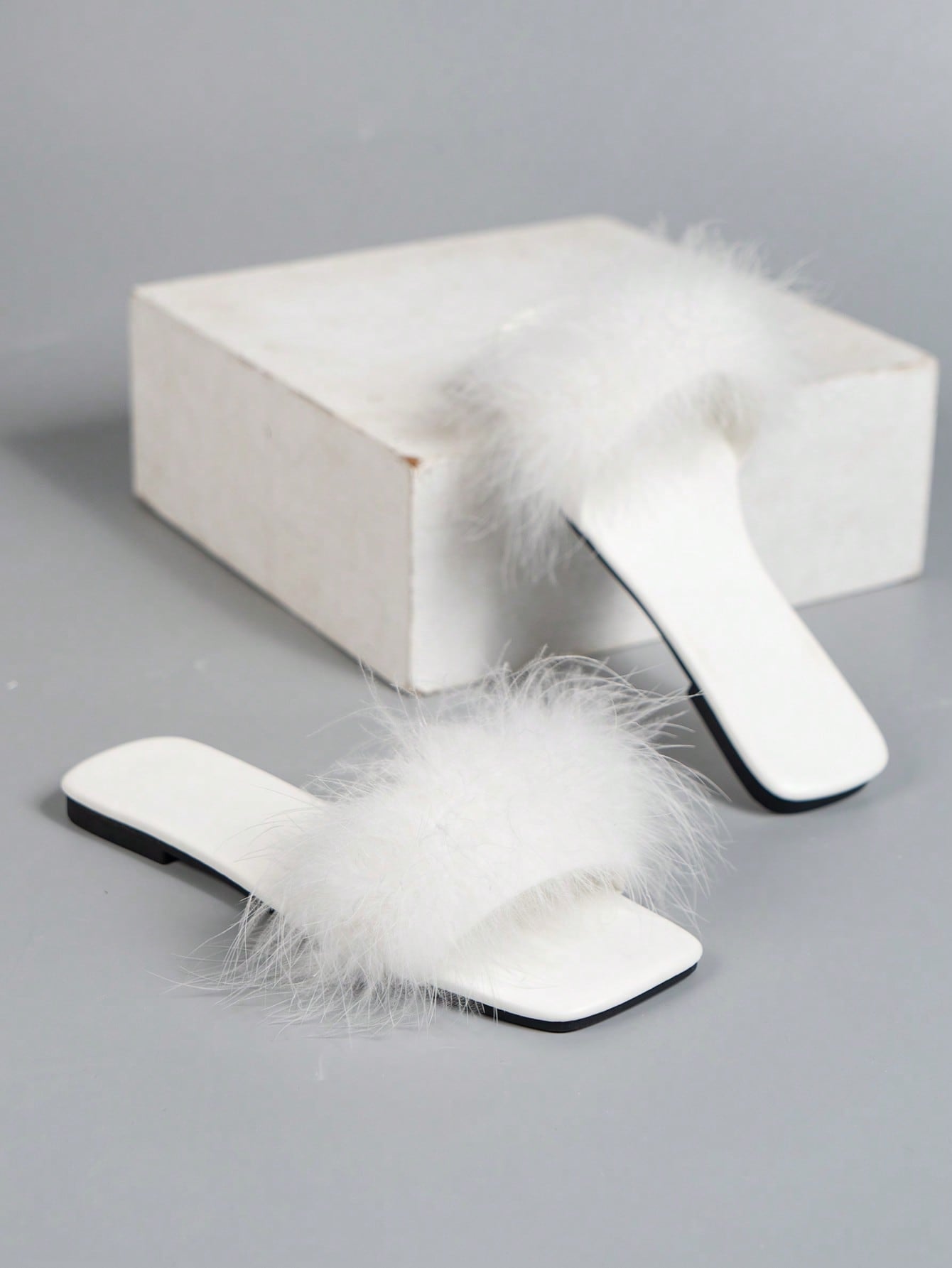 براقة صنادل سلايد الى زغبي رباط واحدة صنادل مسطح