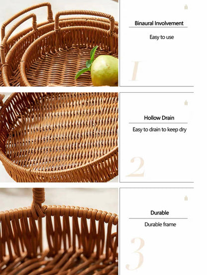 سلة موحد اللون قطعة واحدة