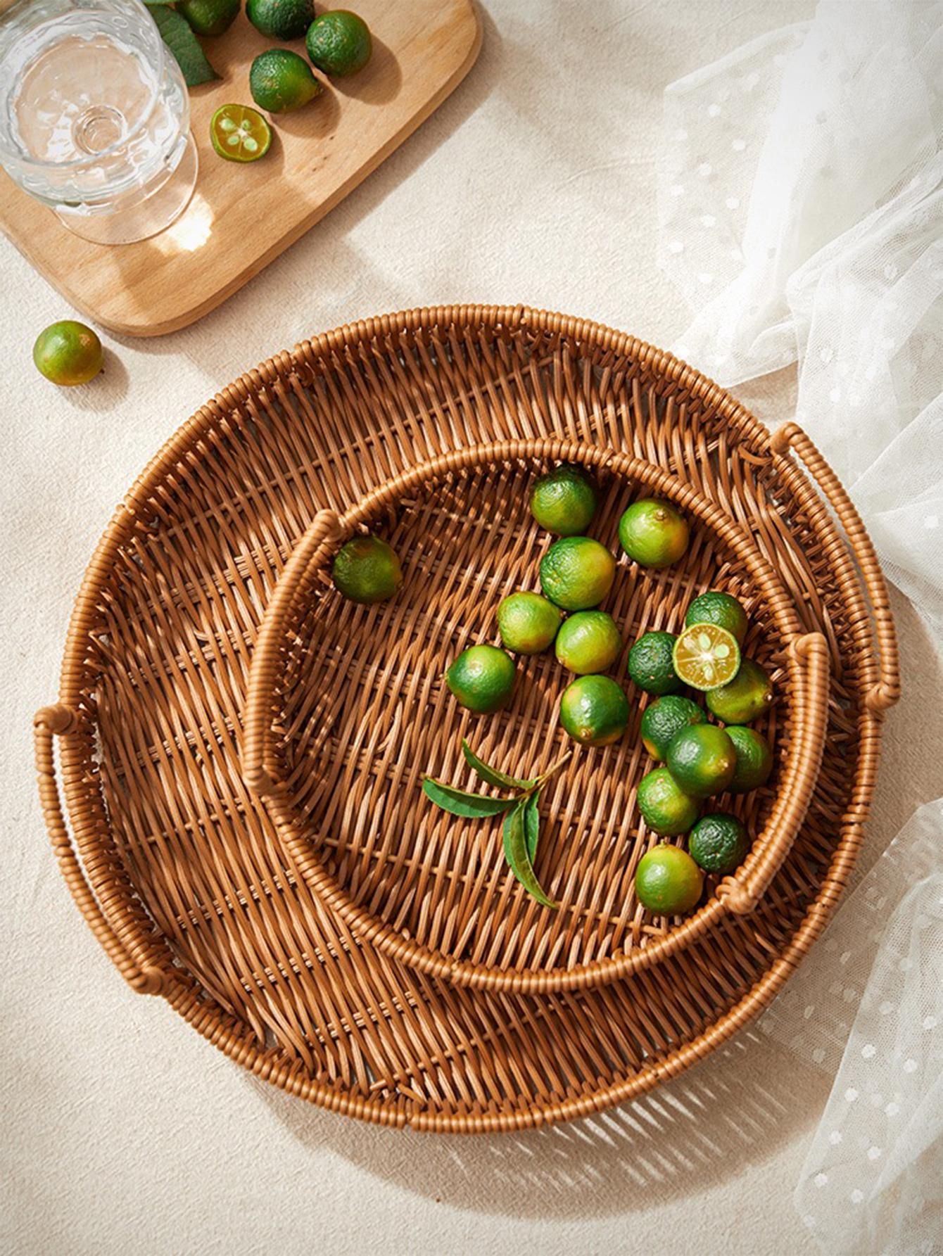 سلة موحد اللون قطعة واحدة