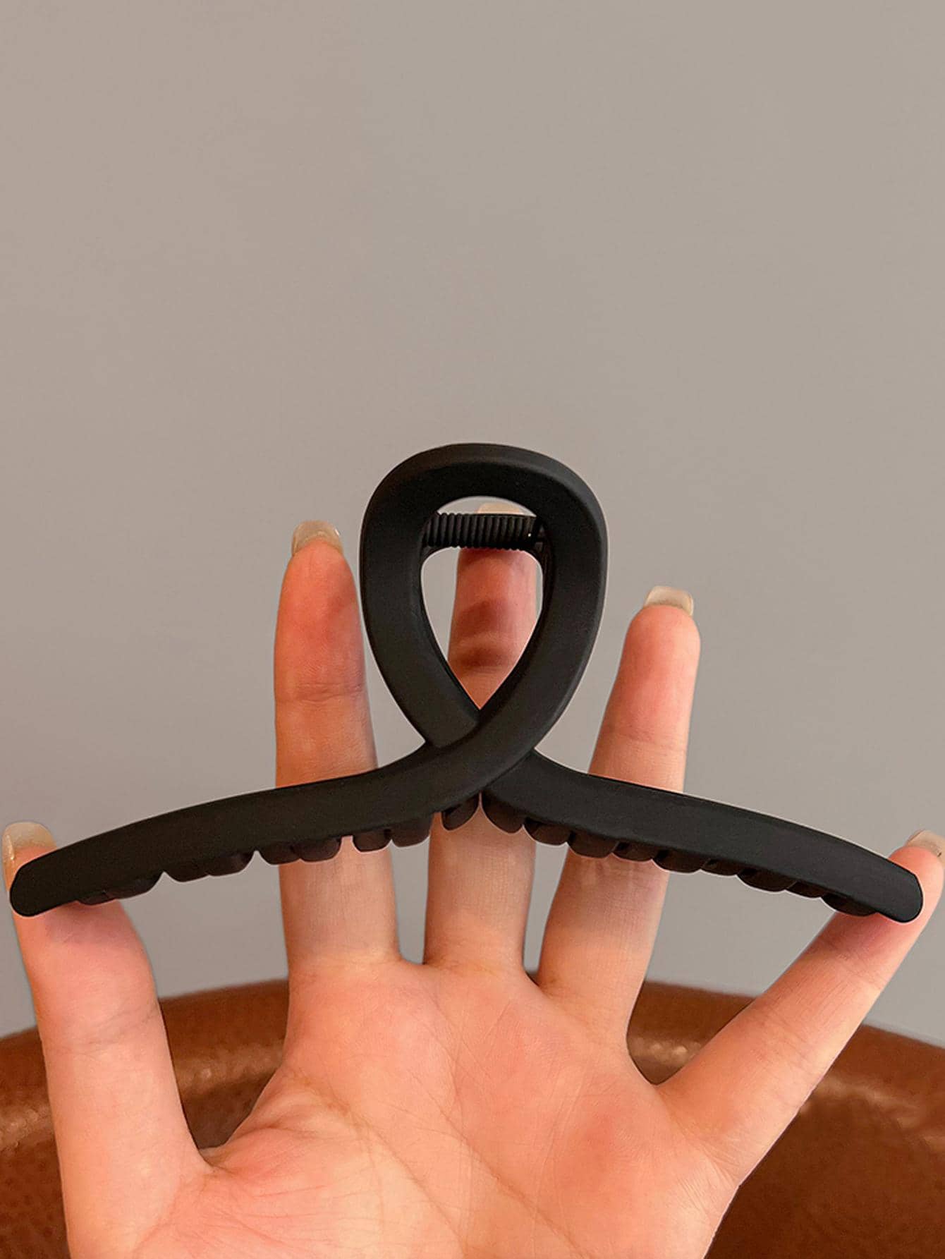 قباضة شعر موحدة اللون كاجوال الى الحياة اليومية قطعة واحدة نساء