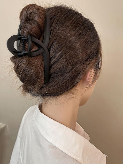 قباضة شعر موحدة اللون كاجوال الى الحياة اليومية قطعة واحدة نساء