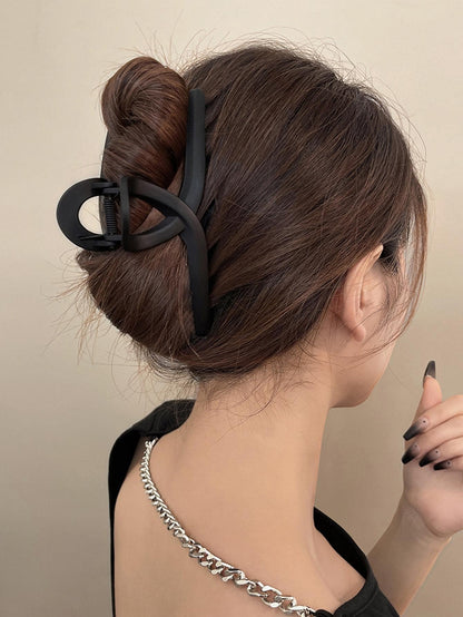 قباضة شعر موحدة اللون كاجوال الى الحياة اليومية قطعة واحدة نساء