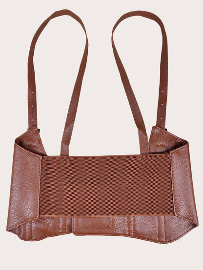 حزام هارنس كاجوال ذو إبزيم مربع للنساء 1قطعة للحياة اليومية وعيد