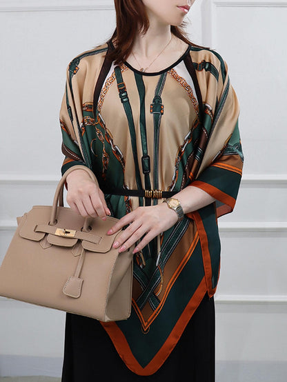 شال بطباعة سلسلة الموضة الى الحياة اليومية قطعة واحدة نساء