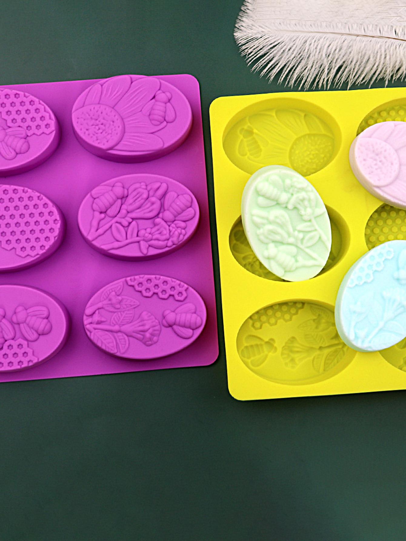 قطعة واحدة تصميم النحل صابون قالب