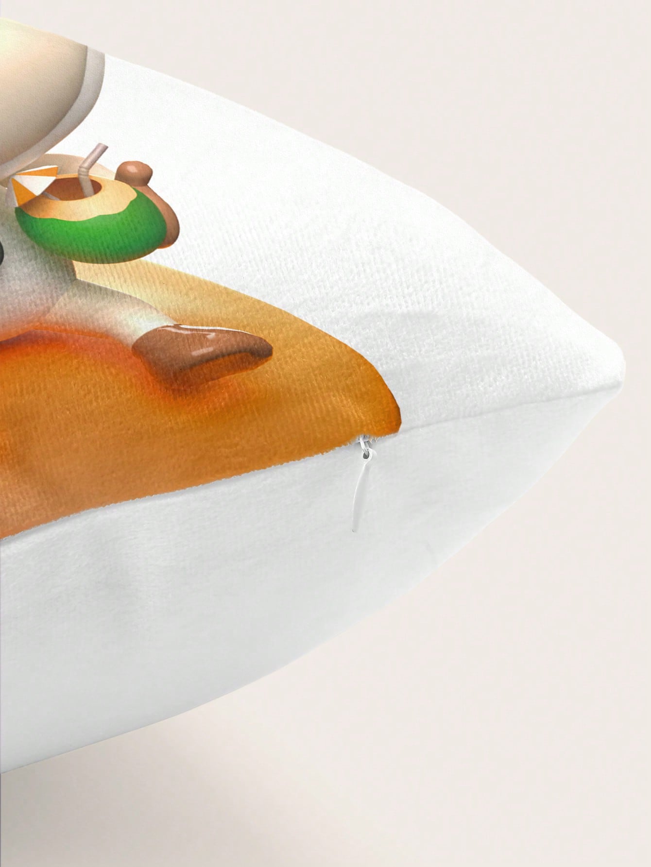 غطاء وسادة بدون حشوة نمط رسوم كارتون قطعة واحدة