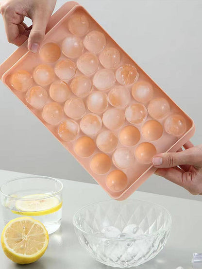 قطعة واحدة لون عشوائي بلاستيك جليد مبسط 33 شبكات قابل كرة ثلج مع غطاء الى منزل