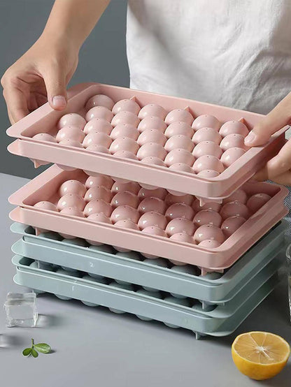 قطعة واحدة لون عشوائي بلاستيك جليد مبسط 33 شبكات قابل كرة ثلج مع غطاء الى منزل