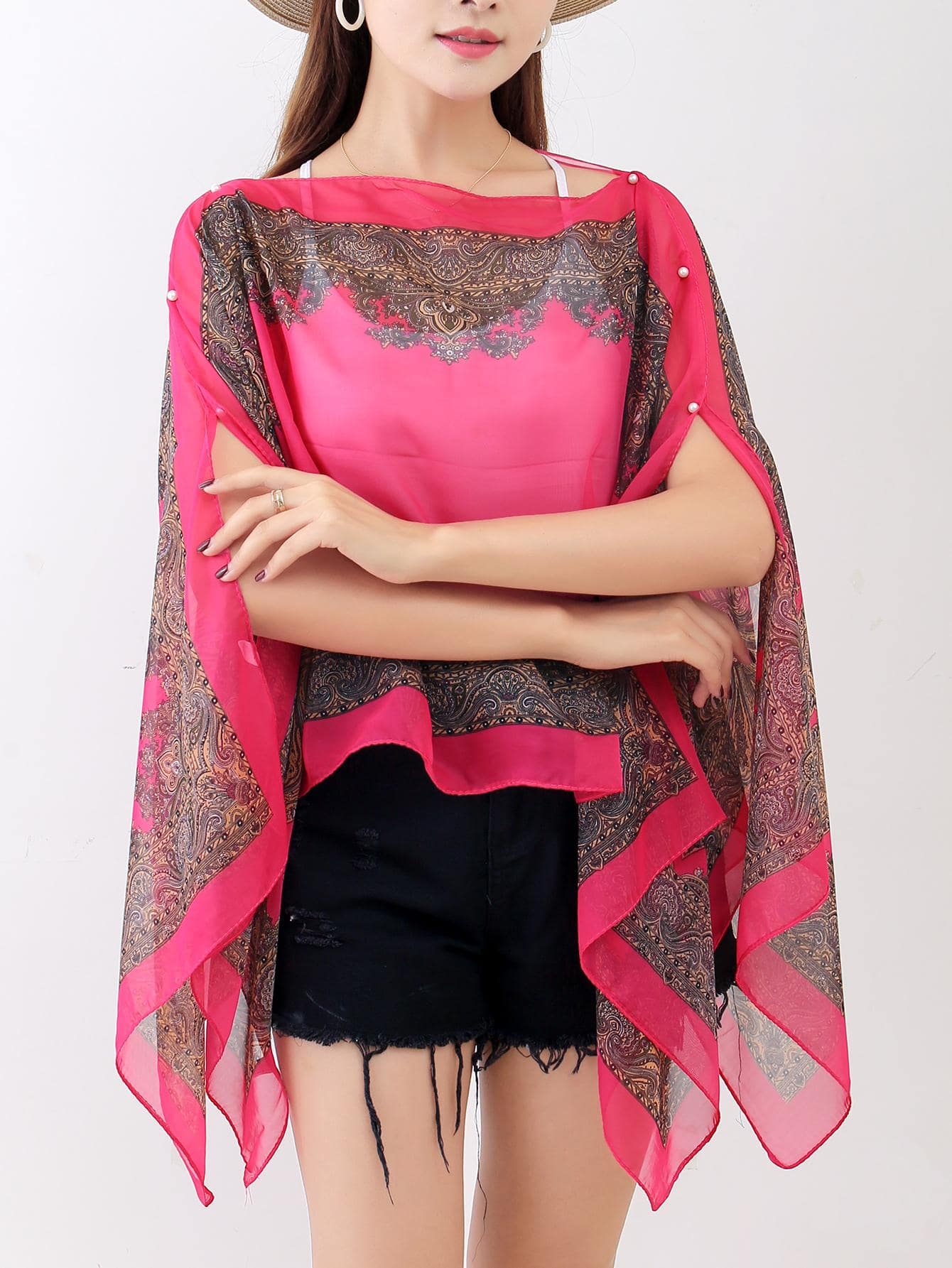 شال عصري للحماية من الشمس