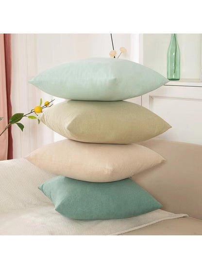 غطاء وسادة أخضر