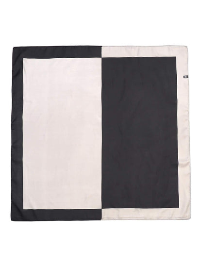 قطعة واحدة من وشاح الرأس الساتان ذو اللونين للنساء - قبعة كيميائية ناعمة، وشاح للرأس، وقبعة حجاب، وباندانا باندانا، وعصابة شعر