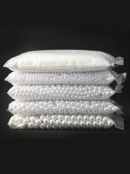 تحمل اللؤلؤ الابيض غير الحقيقي 1علبة