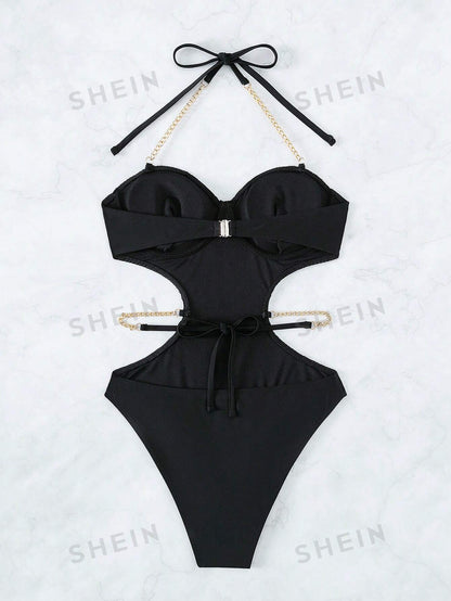 ملابس سباحة  بتفاصيل السلسلة