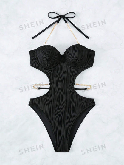 ملابس سباحة  بتفاصيل السلسلة