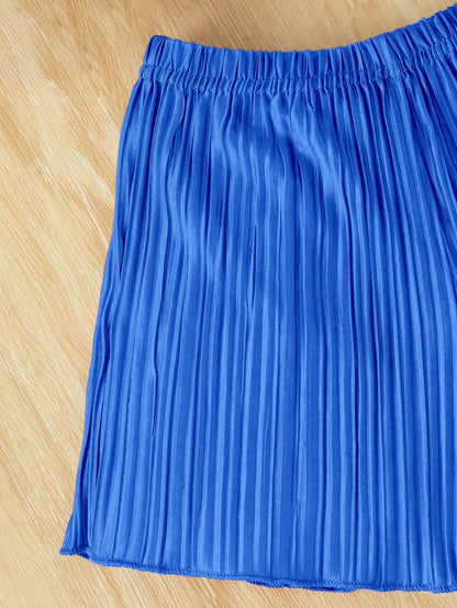 صدرية كامي مع البنطلون القصير مقلم بكشكش للاطفال