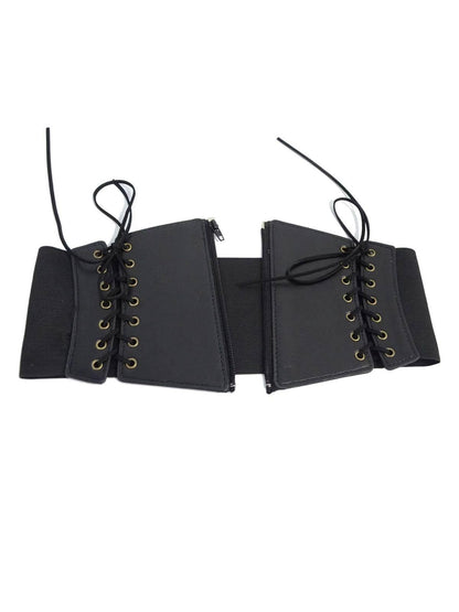 حزام خصر موحدة اللون رباط