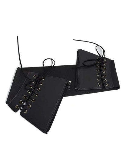 حزام خصر موحدة اللون رباط