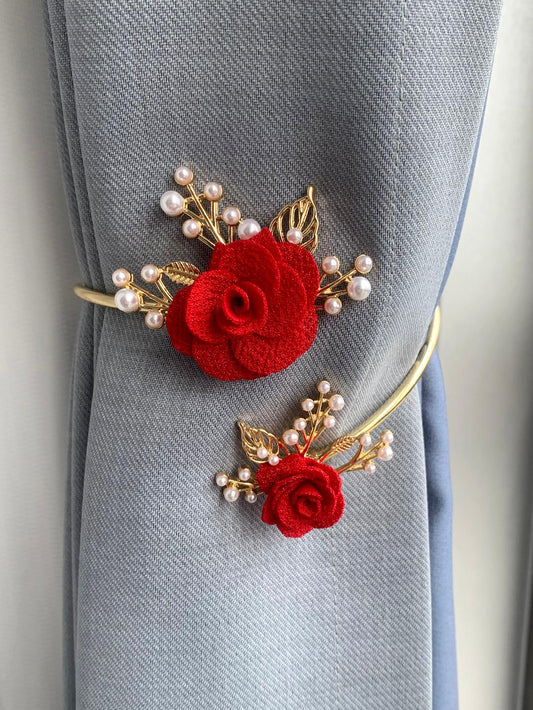 ستارة يربك مزخرف بزهر قطعة واحدة