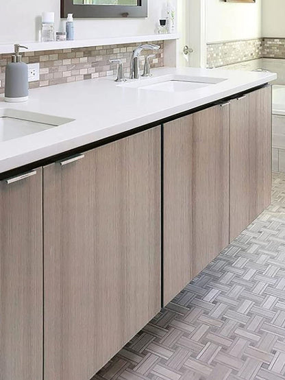 أوراق جدران نمط خشبي ضد للماء 1 لفة