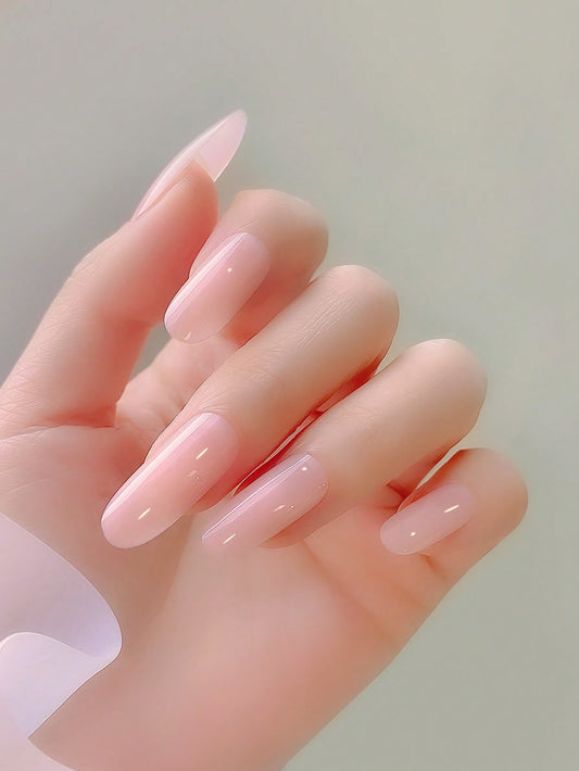 قطعة أظافر صناعية بسيطة ولاصق أظافر
