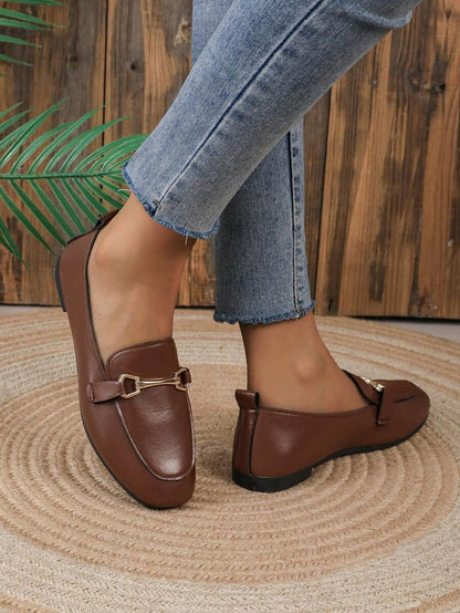 حذاء لوفر مسطح للنساء