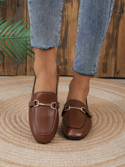 حذاء لوفر مسطح للنساء