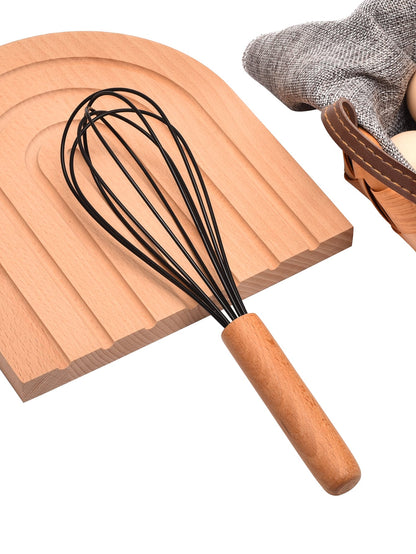 قطعة واحدة يدوي مخفقه البيض استدام بيت مزج عصا بيضة كريم خفاقة خبز المطبخ أدوات أسود
