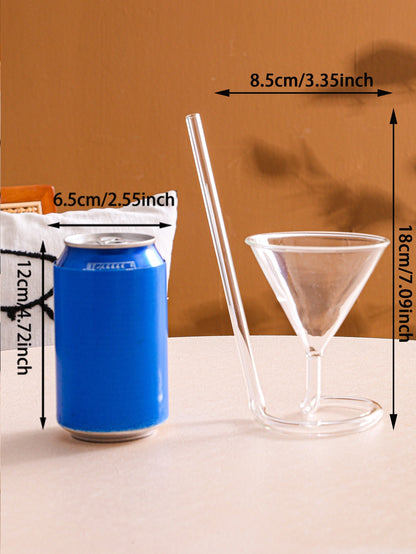 فنجان إبداع زجاج عصير قطعة واحدة