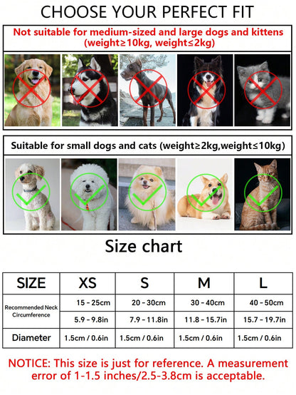 قلادة رقيقة جميلة بعلامات طبعات بصمات الحيوانات الأليفة على شكل قلب، مناسبة للكلاب والقطط الصغيرة في جميع المواسم
