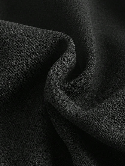 بلوزة 2 في 1 رباط امامي اكمام منتفخة