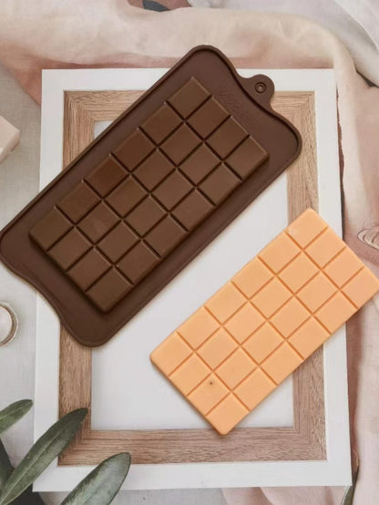 قطعة واحدة 24 تجويف مستطيل شكل قالب شوكولاتة , سيليكون , قالب حلوى فندان الى DIY خبز