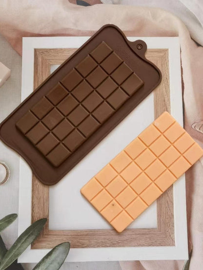 قطعة واحدة 24 تجويف مستطيل شكل قالب شوكولاتة , سيليكون , قالب حلوى فندان الى DIY خبز