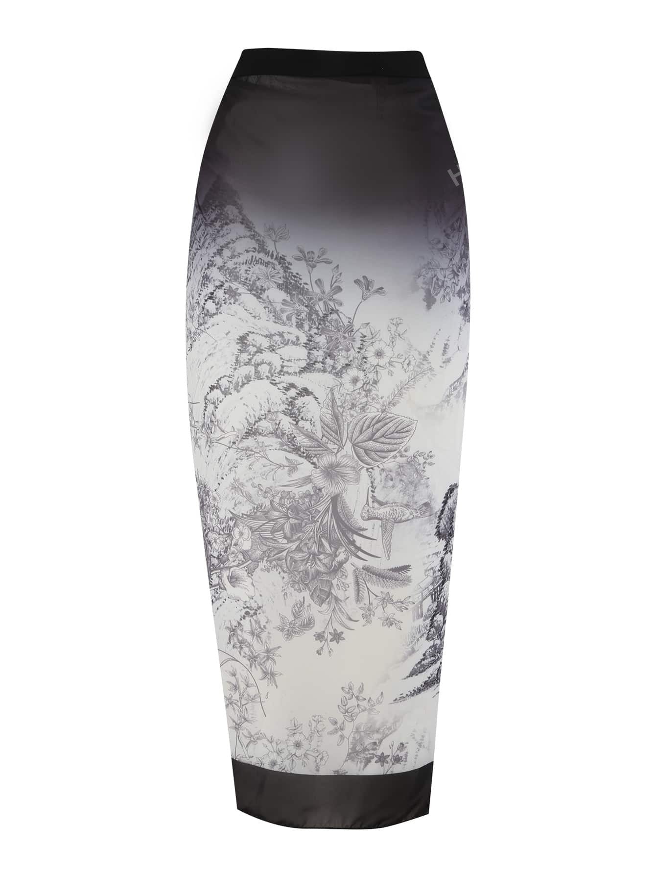 تنورة ساحلي وصول المخزون الجديد مثير & أهيف شيفون