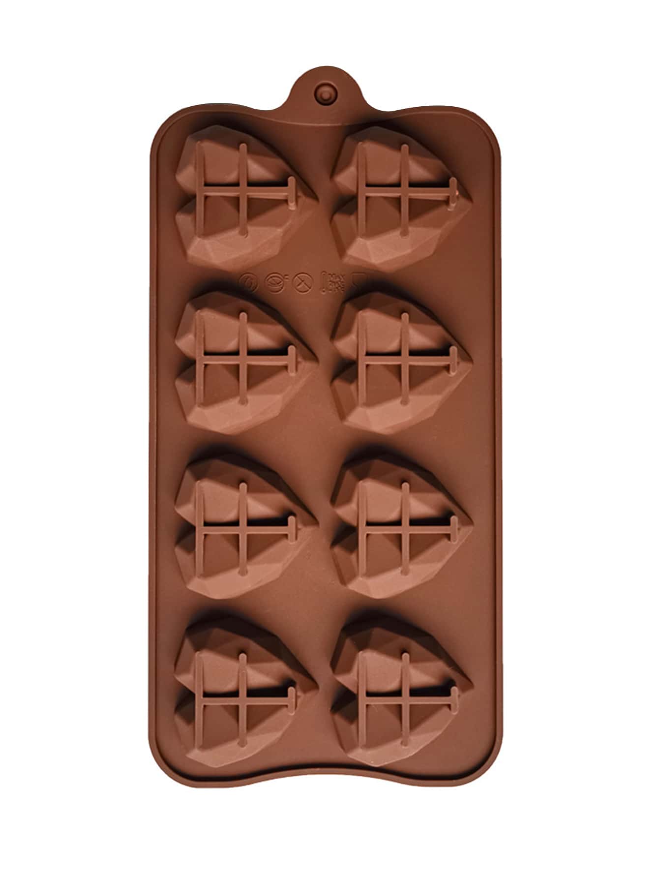 قالب سيليكون على شكل قلب وقالب سيليكون موحد اللون قابل للغسل مبتكر لمحبي DIY