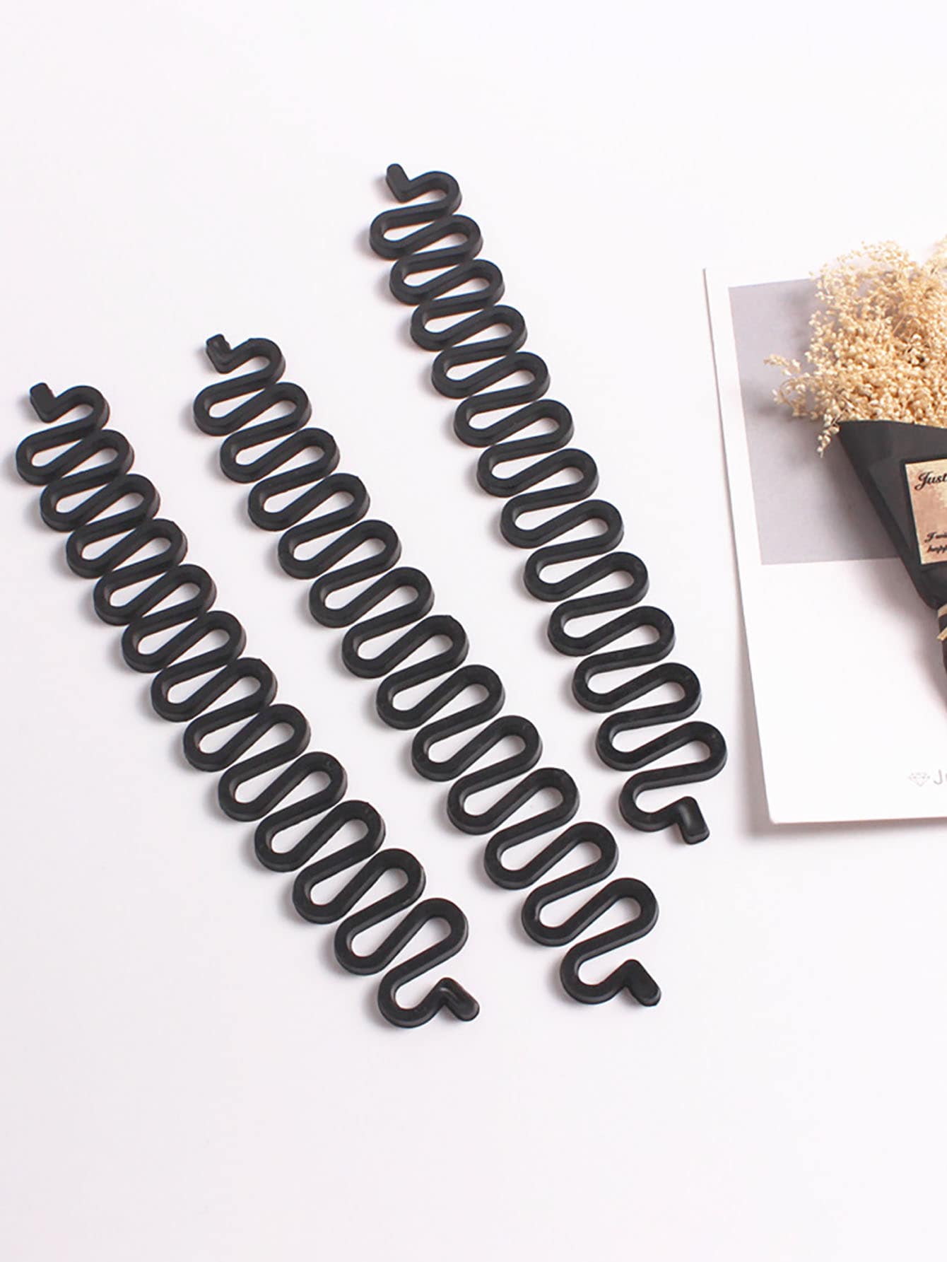 قطعة واحدة من أداة تجديل الشعر من هيكل السمكة والتموج ، صانع تصفيف الشعر والكعك