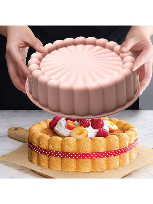 اصنع الكعك اللذيذ باستخدام قالب الكعك المصنوع من السيليكون غير اللاصق متعدد الاستخدامات - مثالي لحفلات الزفاف وأعياد الميلاد والمزيد!