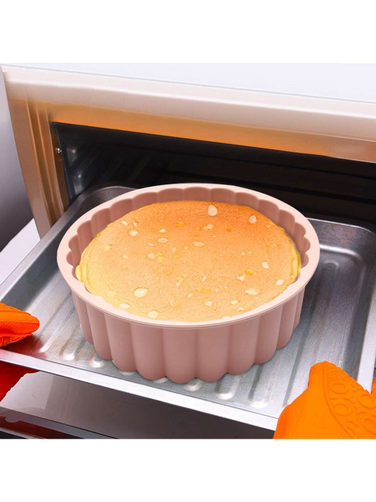 اصنع الكعك اللذيذ باستخدام قالب الكعك المصنوع من السيليكون غير اللاصق متعدد الاستخدامات - مثالي لحفلات الزفاف وأعياد الميلاد والمزيد!