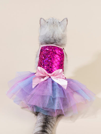 تنورة توتو 1 خلاب منحدر حورية البحر عقدة الفراشة منزلق