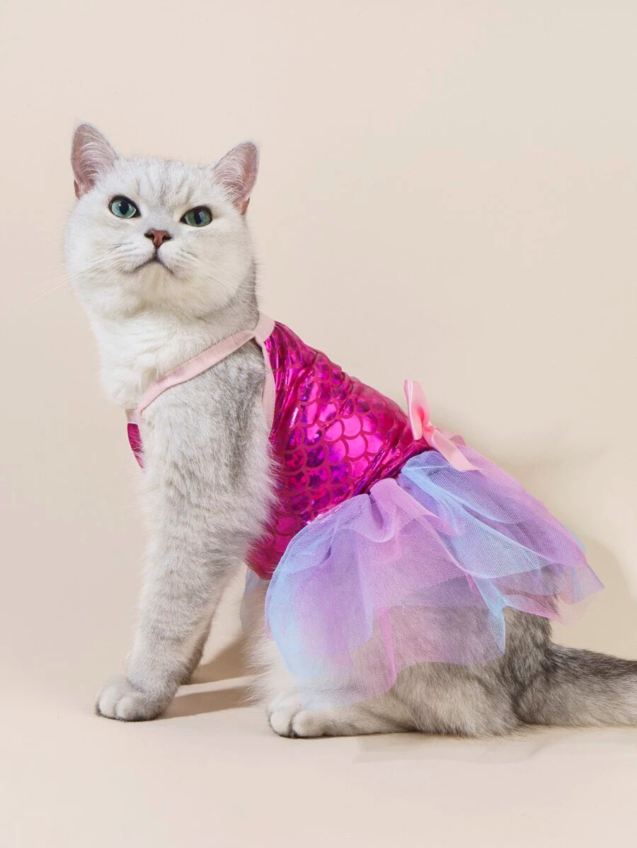 تنورة توتو 1 خلاب منحدر حورية البحر عقدة الفراشة منزلق