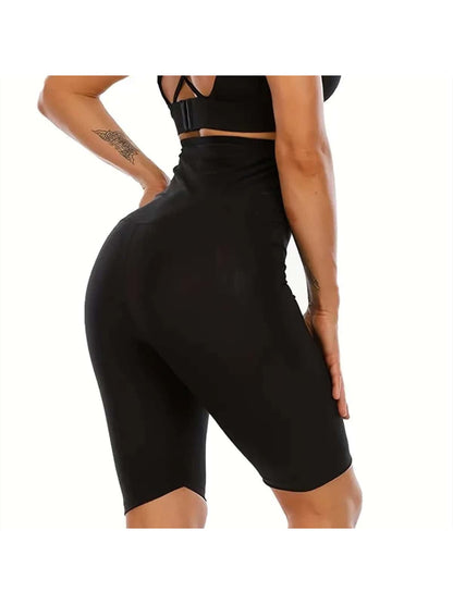 شورت ضاغط متعدد الألوان للنساء مصنوع من البوليستر قطعة واحدة للرياضة والخارج، سراويل تدريب امتصاص العرق